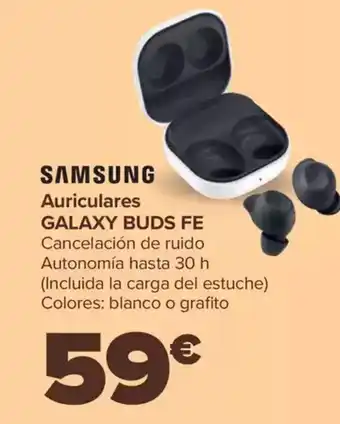 Carrefour SAMSUNG Auriculares GALAXY BUDS FE oferta