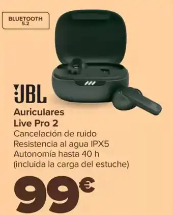 Carrefour JBL Auriculares Live Pro 2 oferta