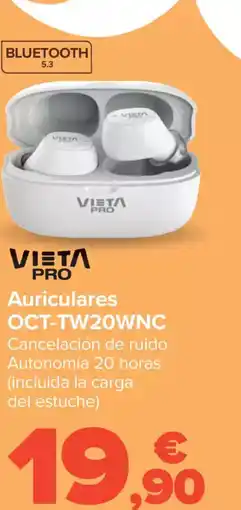 Carrefour VIETɅ PRO Auriculares OCT-TW20WNC oferta