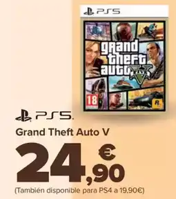 Carrefour PS5 Grand Theft Auto V oferta