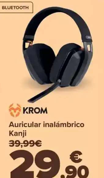 Carrefour KROM Auricular inalámbrico oferta