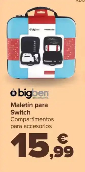 Carrefour BIGBEN Maletín para Switch oferta