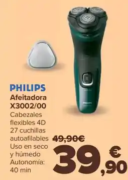 Carrefour PHILIPS Afeitadora X3002/00 Cabezales oferta