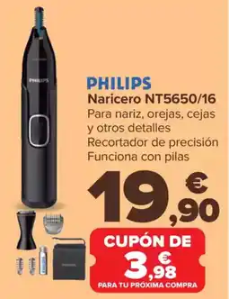 Carrefour PHILIPS Naricero NT5650/16 oferta