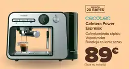 Carrefour CECOTEC Cafetera Power Espresso oferta