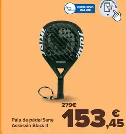 Carrefour Pala de pádel Sane Assassin Black II oferta