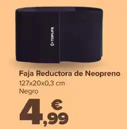 Carrefour TOPLIFE Faja Reductora de Neopreno oferta