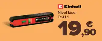 Carrefour EINHELL Nivel láser Tc-LI 1 oferta