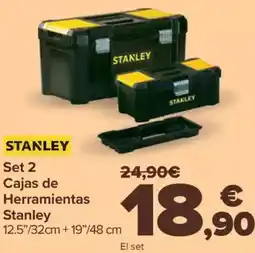 Carrefour STANLEY Set 2 Cajas de Herramientas oferta