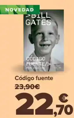 Carrefour Código fuente oferta