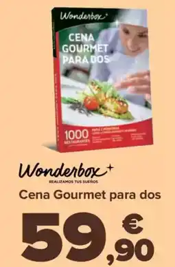 Carrefour WONDERBOX Cena Gourmet para dos oferta