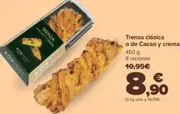 Carrefour Trenza clásica o de Cacao y crema oferta