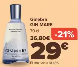 Carrefour GIN MARE Ginebra oferta