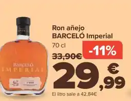 Carrefour BARCELÓ Ron añejo Imperial oferta