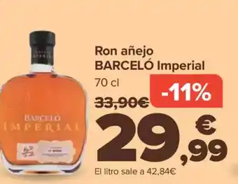 Carrefour BARCELÓ Ron añejo Imperial oferta