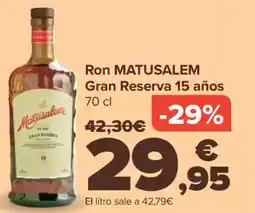 Carrefour MATUSALEM Ron Gran Reserva 15 años oferta