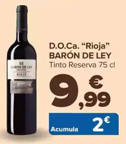 Carrefour BARÓN DE LEY  D.O.Ca. "Rioja❞ oferta