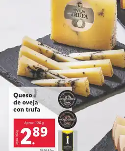 Lidl Queso de oveja con trufa oferta