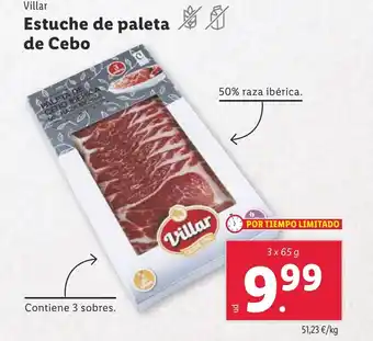 Lidl VILLAR Estuche de paleta de Cebo oferta