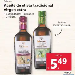 Lidl OLISONE Aceite de olivar tradicional virgen extra oferta