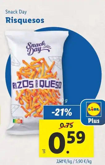 Lidl SNACK DAY Risquesos oferta