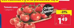 Lidl Tomate rama oferta