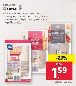 Lidl CHEF SELECT Flautas oferta