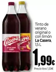 UDACO La casera - tinto de verano original o con limon oferta