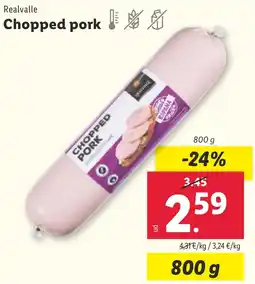 Lidl REALVALLE Chopped pork oferta