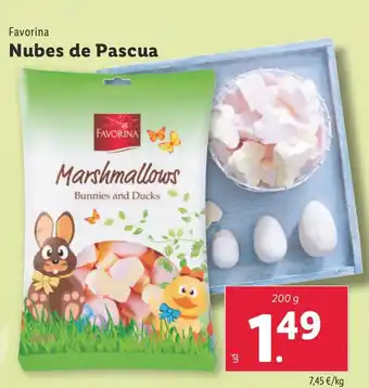 Lidl FAVORINA Nubes de Pascua oferta