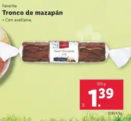 Lidl FAVORINA Tronco de mazapán oferta