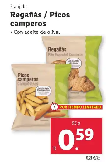 Lidl FRANJUBA Regañás/Picos camperos oferta