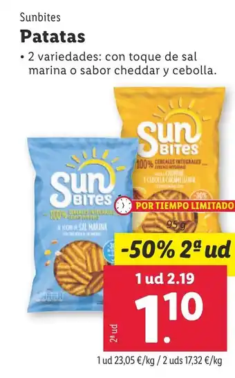 Lidl SUNBITES Patatas oferta