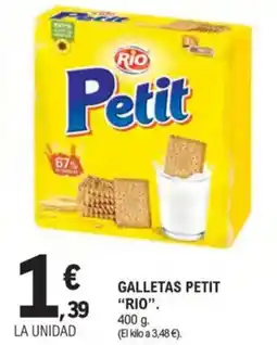 E.Leclerc "RIO" Galletas petit oferta