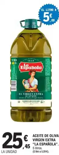 E.Leclerc "LA ESPAÑOLA” Aceite de oliva virgen extra oferta