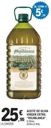 E.Leclerc "HOJIBLANCA" Aceite de oliva virgen extra oferta