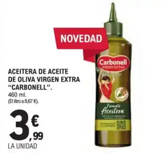 E.Leclerc "CARBONELL" Aceitera de aceite de oliva virgen extra oferta