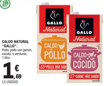 E.Leclerc "GALLO" Caldo natural oferta