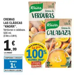 E.Leclerc "KNORR" Cremas las clásicas oferta