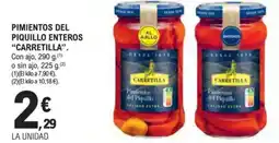 E.Leclerc "CARRETILLA" Pimientos del piquillo enteros oferta