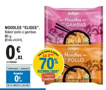 E.Leclerc "ELIGES" Noodles oferta