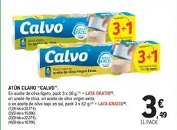 E.Leclerc CALVO Atún claro oferta