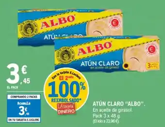 E.Leclerc "ALBO” Atún claro oferta