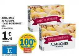 E.Leclerc "CABO DE HORNOS" Almejones al natural oferta