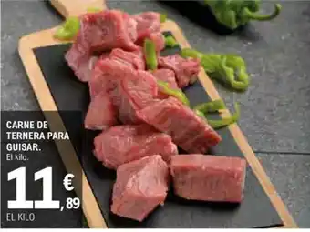 E.Leclerc Carne de ternera para guisar oferta