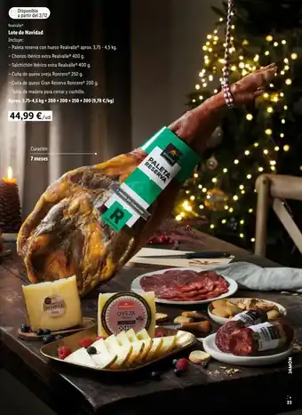 Lidl Lotes de navidad oferta