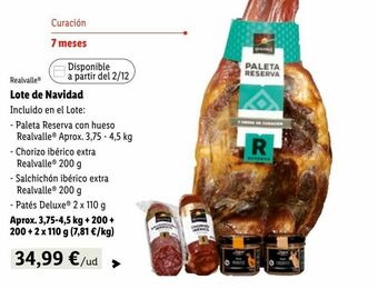 Lidl Paleta ibérica oferta