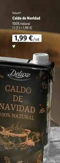 Lidl Caldo de navidad 100% natural oferta