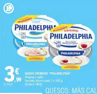 E.Leclerc PHILADELPHIA Queso cremoso oferta