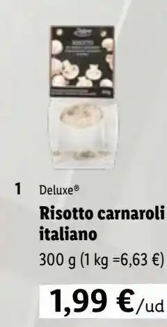 Lidl Risotto carnaroli italiano oferta